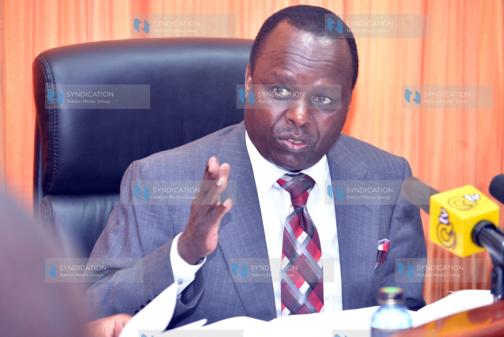 Senate Land and Natural Resources Committee Chairman Lenny Kivuti