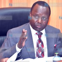 Senate Land and Natural Resources Committee Chairman Lenny Kivuti
