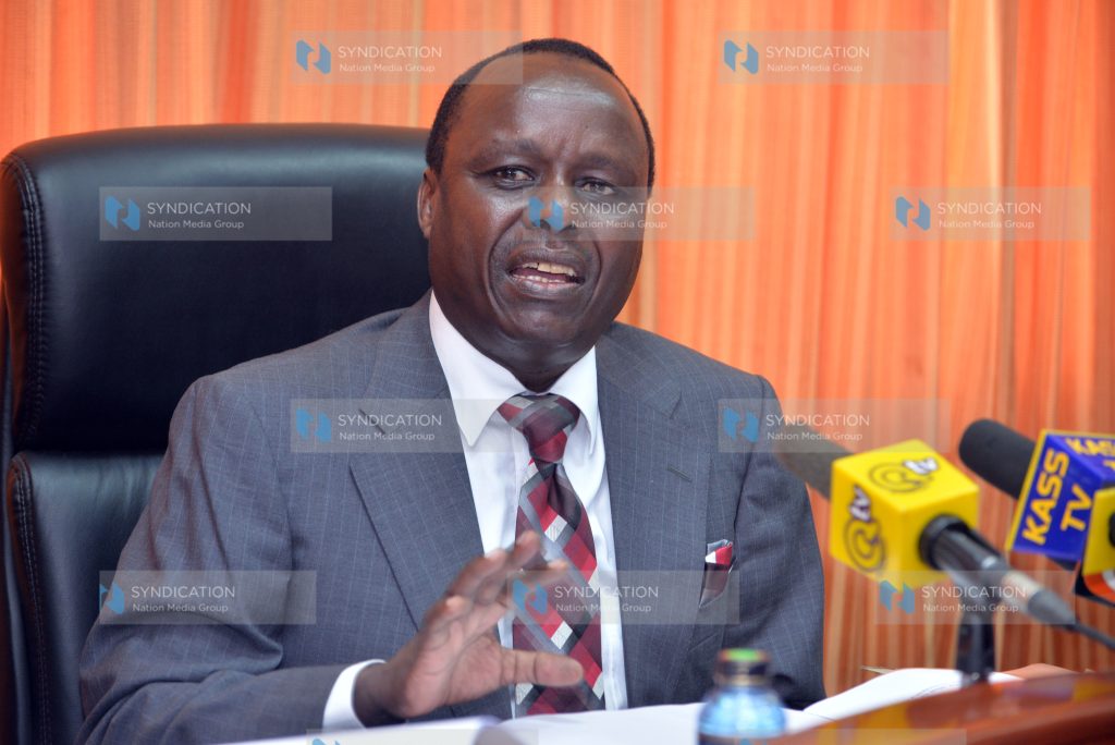 Senate Land and Natural Resources Committee Chairman Lenny Kivuti