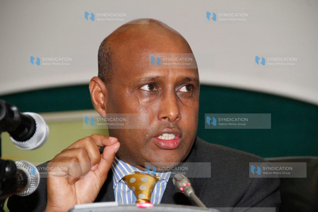 Adan Mohammed during the agency's workshop