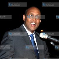 Cabinet Secretary for Industrialization and Enterprise Development Adan Mohamed, speaks