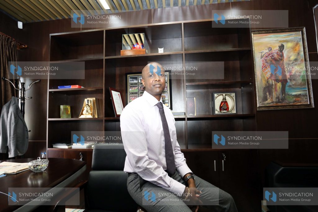 Sportpesa CEO Ronald Karauri during the interview