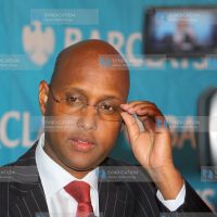 Mr. Adan Mohammed address media during the investor briefing