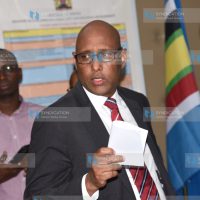 EAC Cabinet Secretary Adan Mohamed at his office
