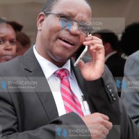 PS Dr Karanja Kibicho on the sidelines of a meeting of 26 African trade ministers