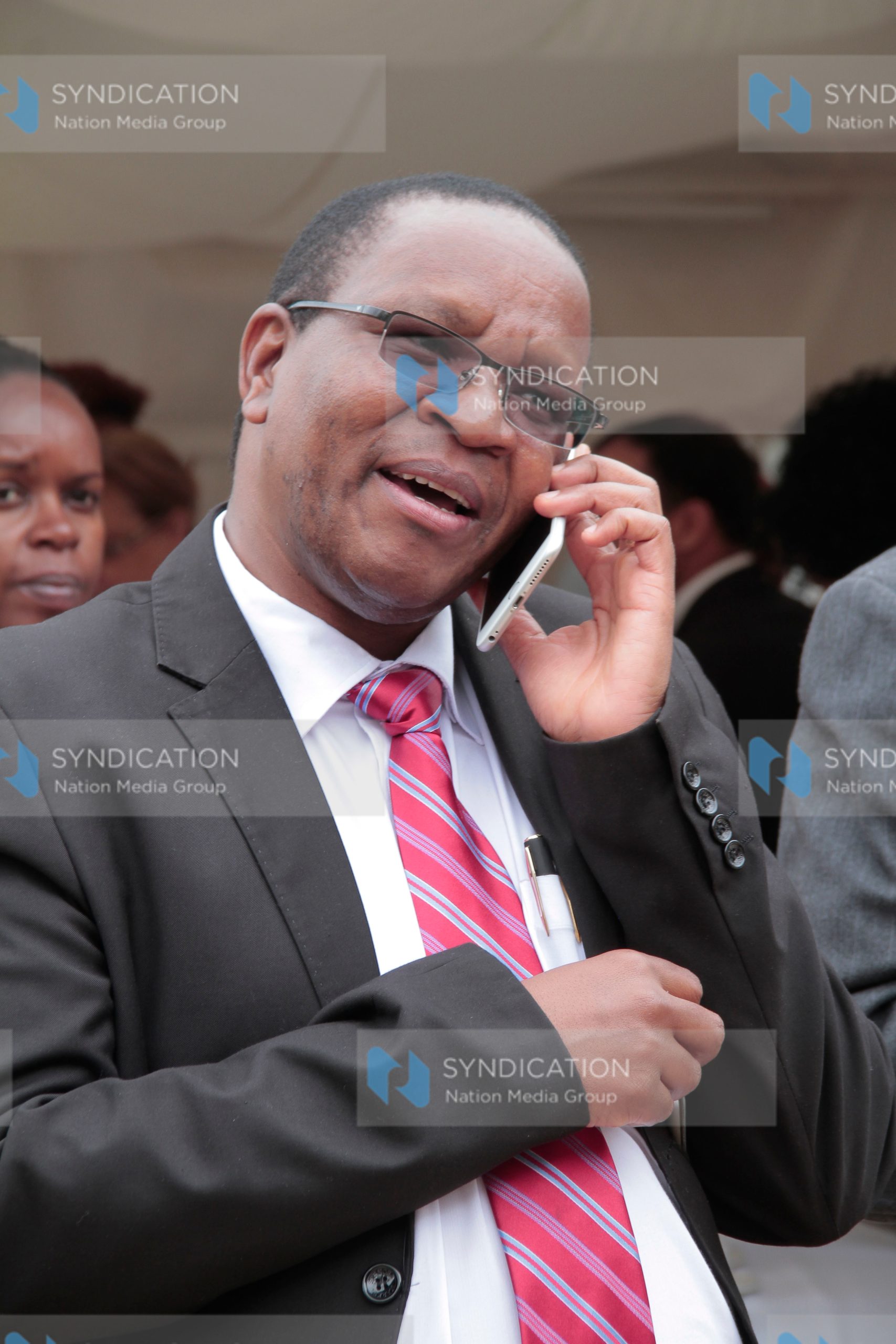 PS Dr Karanja Kibicho on the sidelines of a meeting of 26 African trade ministers