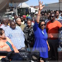 Azimio la Umoja leaders  hold a political rally