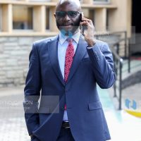 Alego-Usonga MP Samuel Atandi outside the National Assembly Chambers