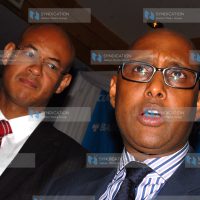 Adan Mohamed during the bank’s release of the financial results for the full year