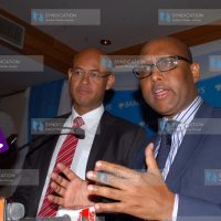 Adan Mohamed during the bank’s release of the financial results for the full year