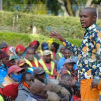 Molo MP Kuria Kimani addresses boda boda operators