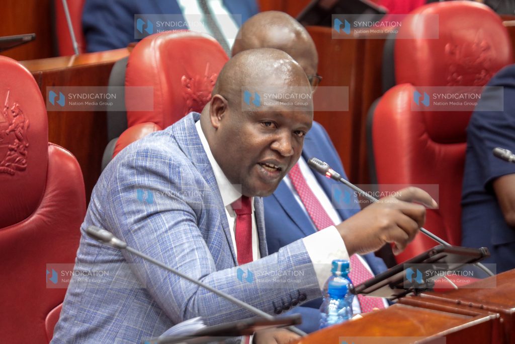 Kericho Governor Eric Mutai before the National Assembly Committee on Education