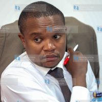 Francis Kuria Kimani, leads the session at Bunge Towers