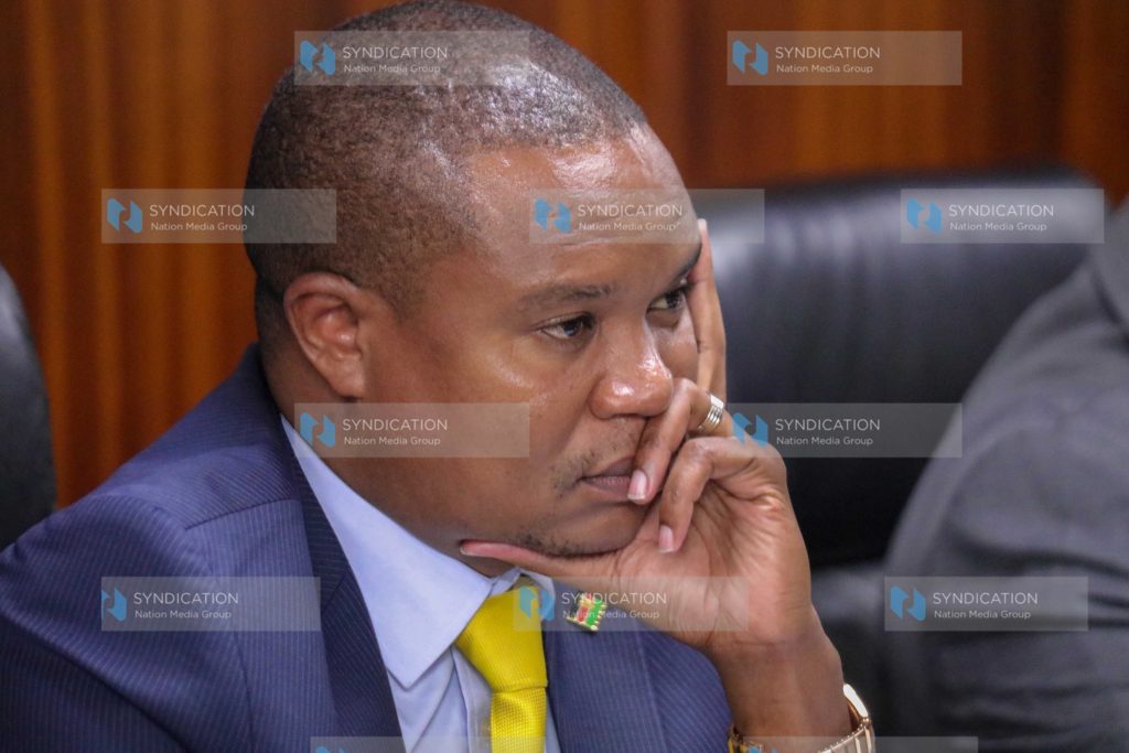 Kuria Kimani, during the session at Continental House, Nairobi