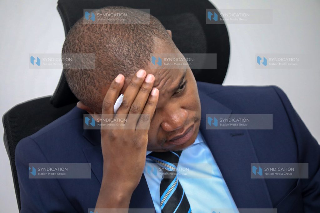 Francis Kimani Kuria during the Session at the Bunge Towers Nairobi
