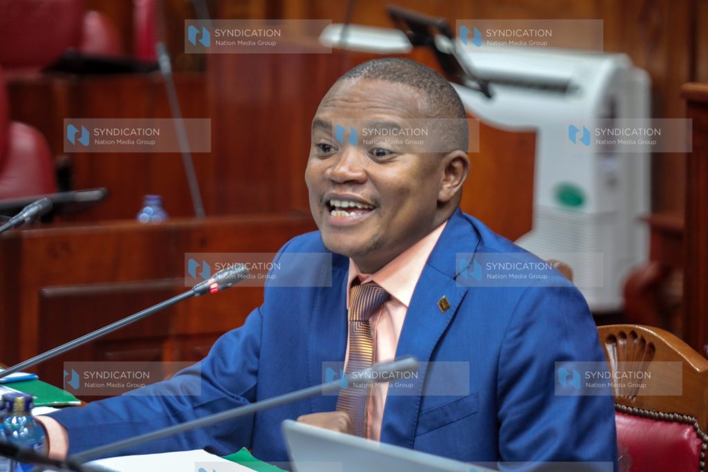 Kimani Kuria, during the session at County Hall