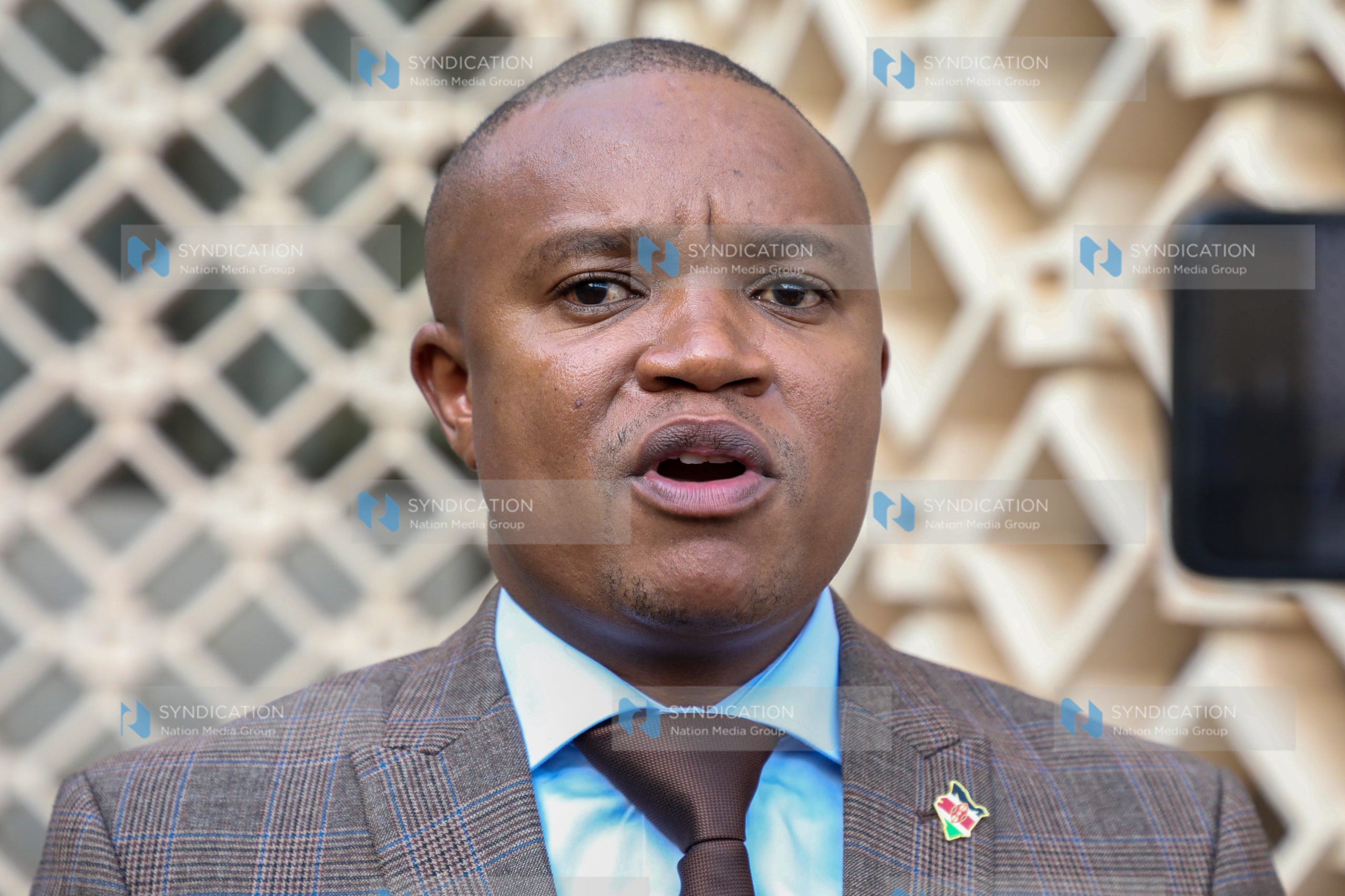 Francis Kuria Kimani, at Parliament Buildings
