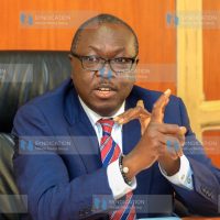 Rongo Member of Parliament Abuor Paul addressing the media at Parliament Buildings