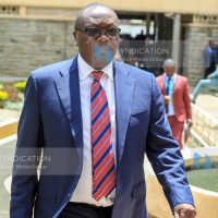 Rongo Member of Parliament Abuor Paul after addressing the media at Parliament Buildings