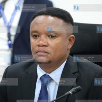 Francis Kuria Kimani during a committee session at Bunge Tower