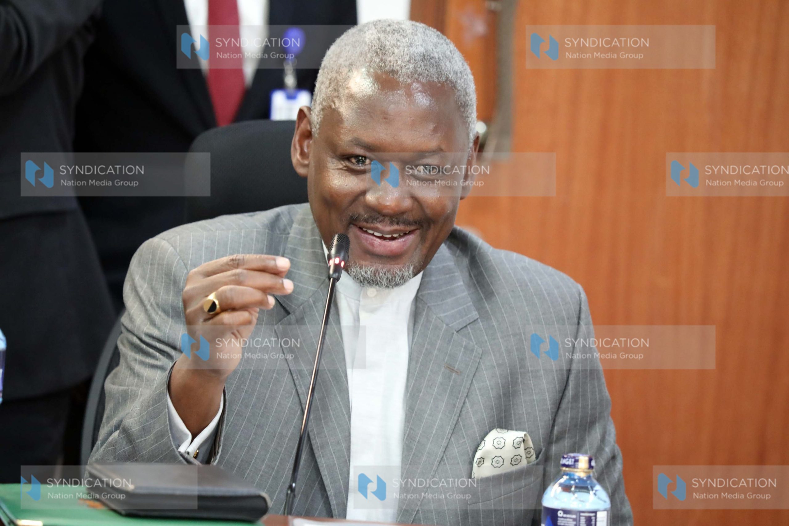 Rarieda MP and National Assembly Public Accounts Committee member Paul Otiende Amollo during a committee session