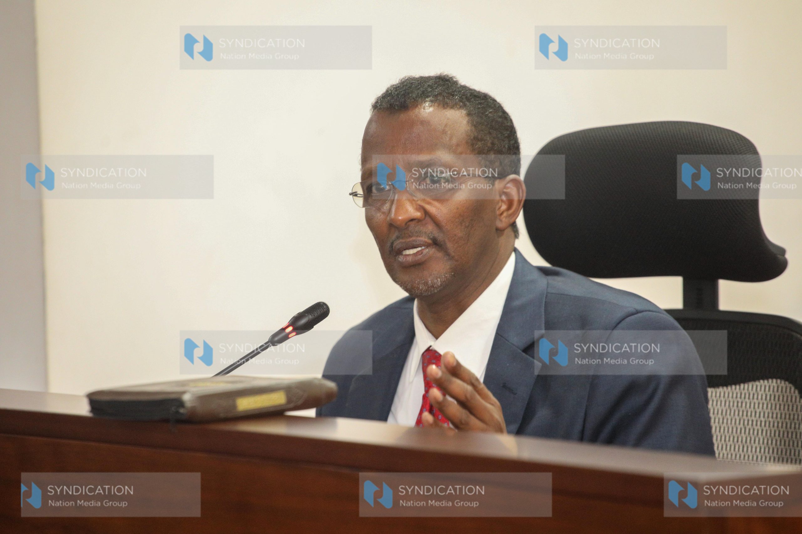 Ahmed Issack Hassan before the committee