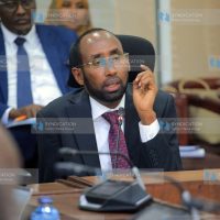 Mandera County Governor Mohamed Adan Khalif appeared before the Senate Committee