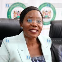 The Acting Orange Democratic Movement Secretary General Catherine Omanyo addresses the media
