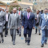 At Parliament Buildings, Nairobi