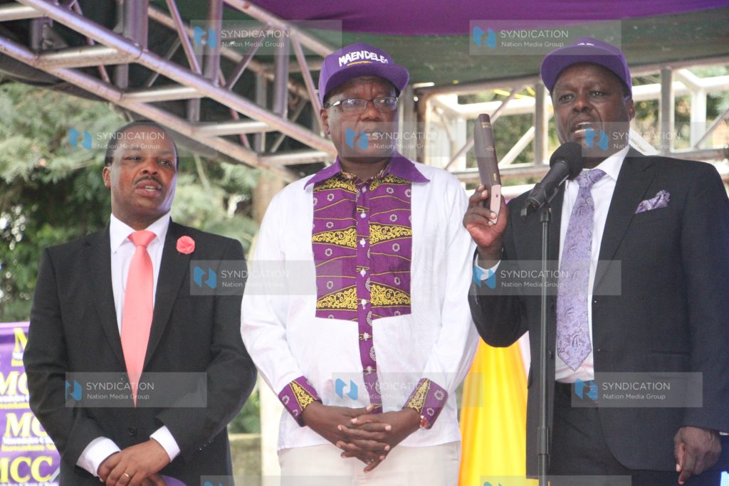 Jubilee presidential candidate Uhuru Kenyatta