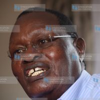 Former Kisii Senator Chris Obure during an interview