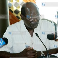 (IEBC) Chairperson Wafula Chebukati with other Officials