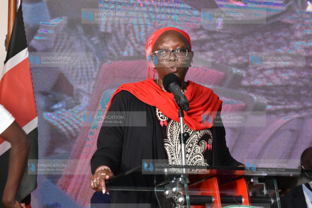 Industrialization, Trade and Enterprise Development Cabinet Secretary Betty Maina