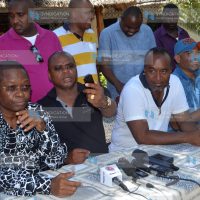 A press conference at the ODM Secretariat in Malindi