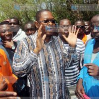 Kilifi senator Mr. Stewart Madzayo pleads with Coastal bottlers workers in Mtwapa