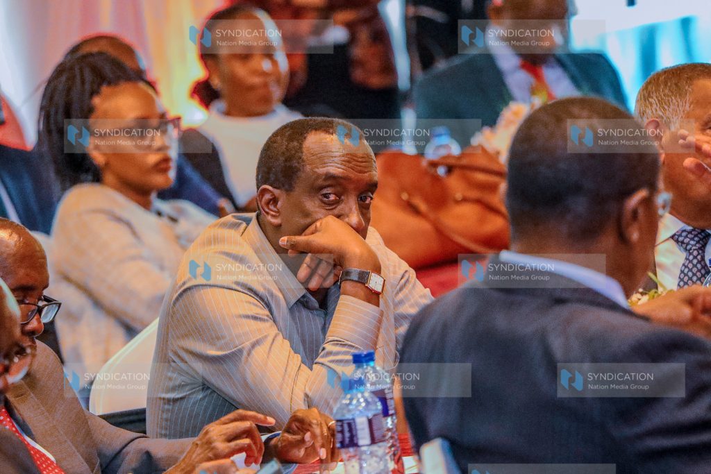 Narok County governor Patrick Ole Ntutu during the Council of Governors luncheon