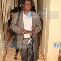 Activist Okiya Omtatah at a Milimani court