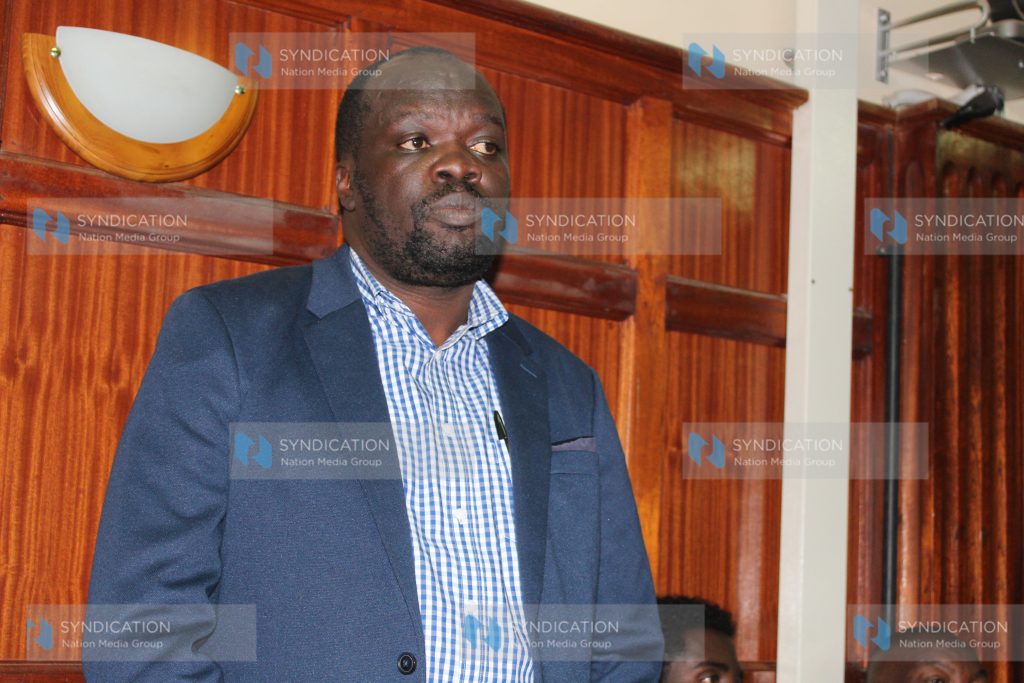 Robert Alai Onyango in a Nairobi Court