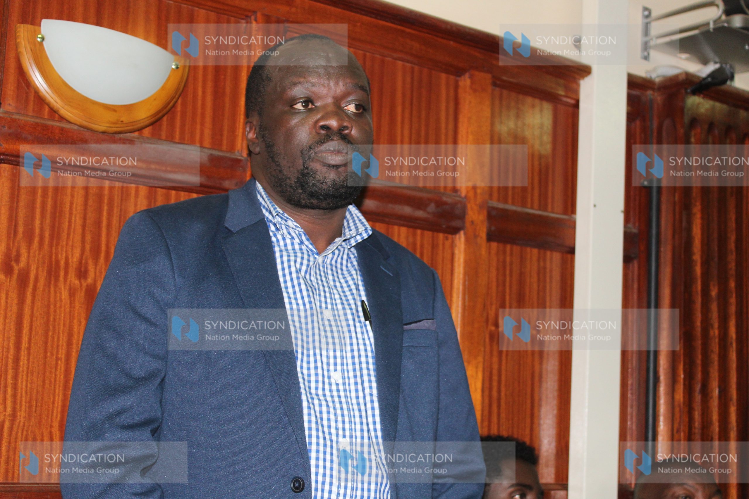 Robert Alai Onyango in a Nairobi Court
