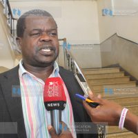 Activist Okiya Omtatah at the Court of Appeal