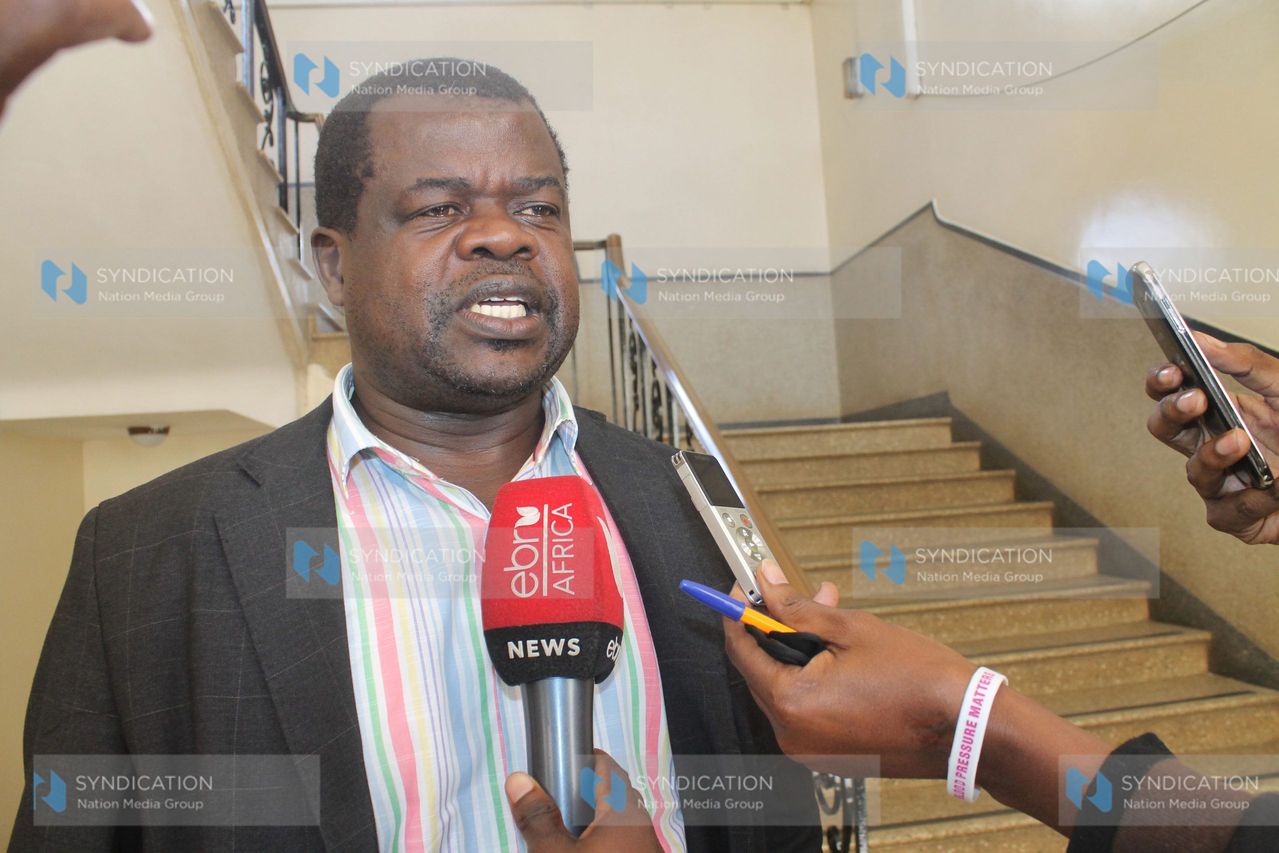 Activist Okiya Omtatah at the Court of Appeal