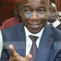 Suba South parliamentary aspirant Caroli Omondi in a Nairobi court
