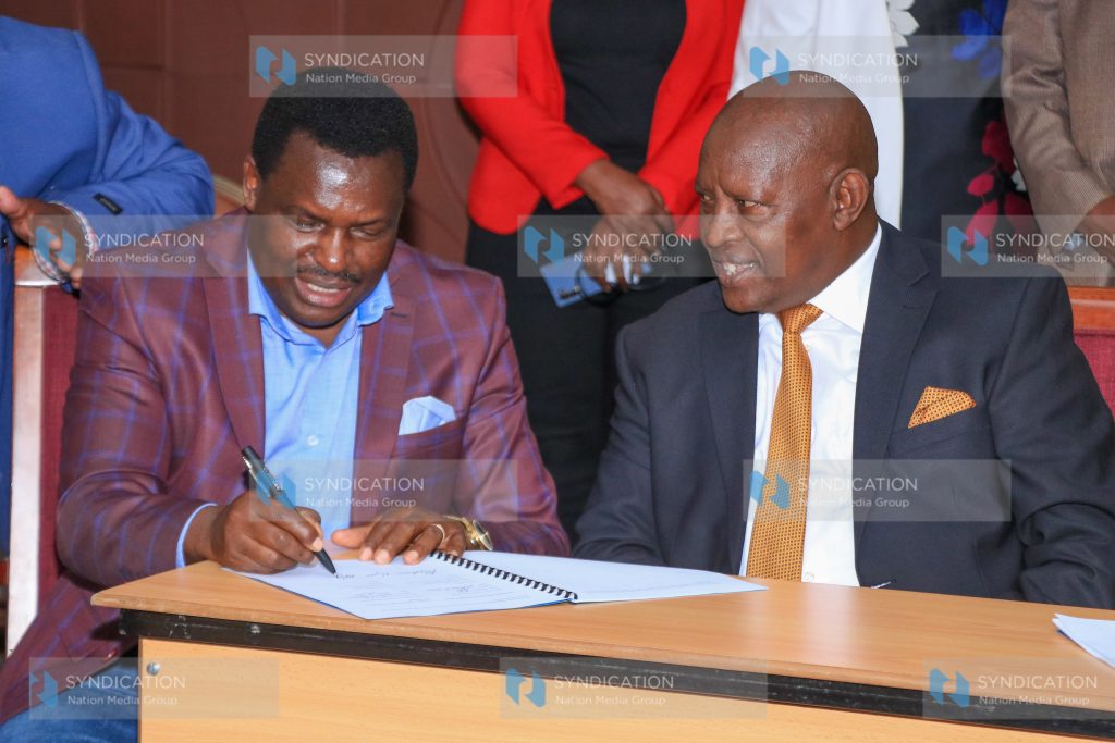 Signing of an MoU that provides for an engagement framework between the Central Region Economic Bloc (CEREB) and development partners