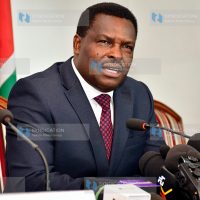 Tharaka Nithi County Governor Muthomi Njuki briefs media after a Council of Governors (CoG) council meeting
