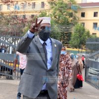 Walk of freedom. Former Sports Cabinet Secretary Hassan Wario walks out of the Milimani Law Courts