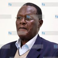 Chris Obure during the defense hearing at the Milimani Law Courts