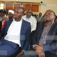 A meeting between political aspirants and IEBC at Tana Water Services, Embu offices