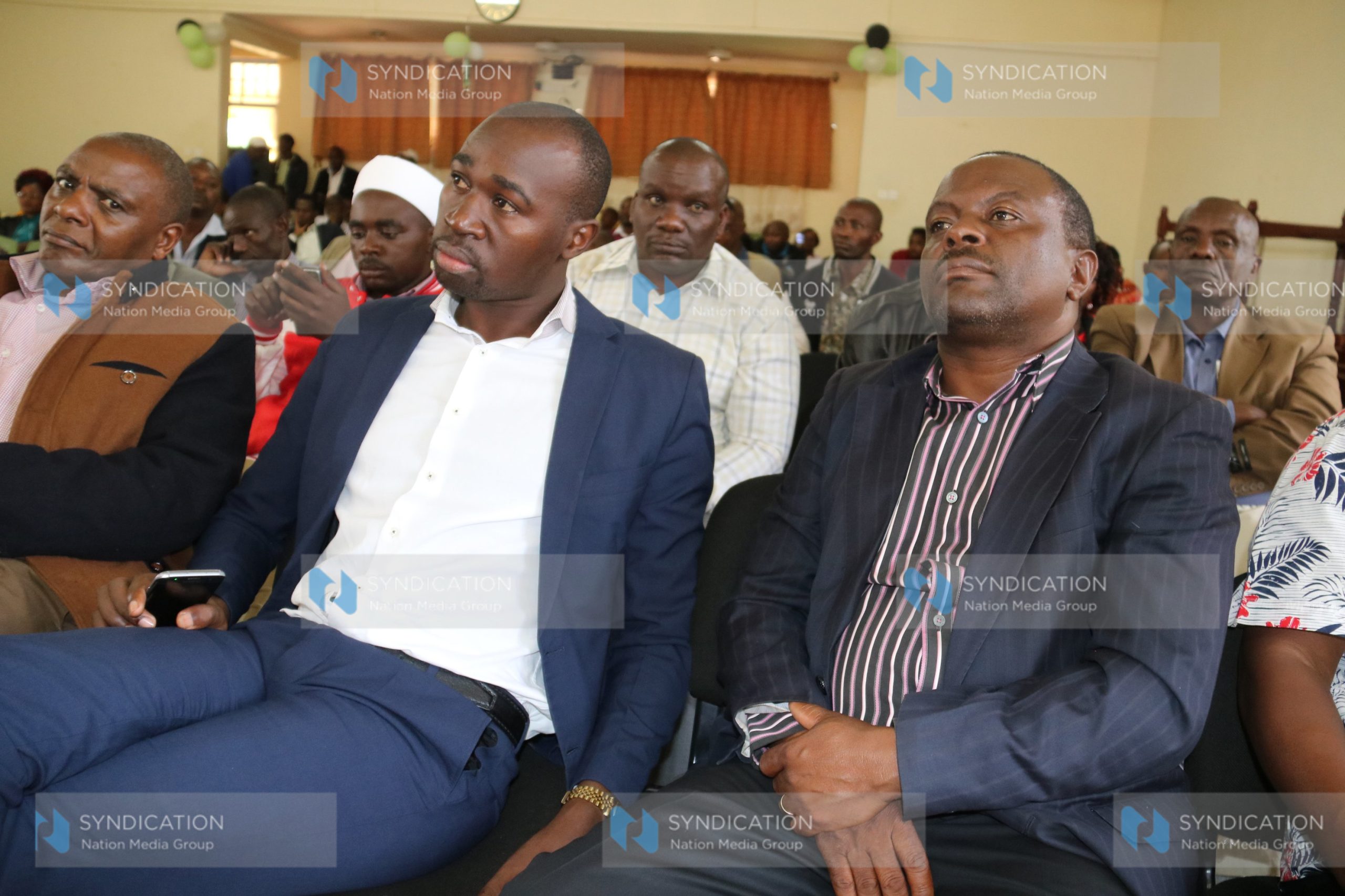 A meeting between political aspirants and IEBC at Tana Water Services, Embu offices