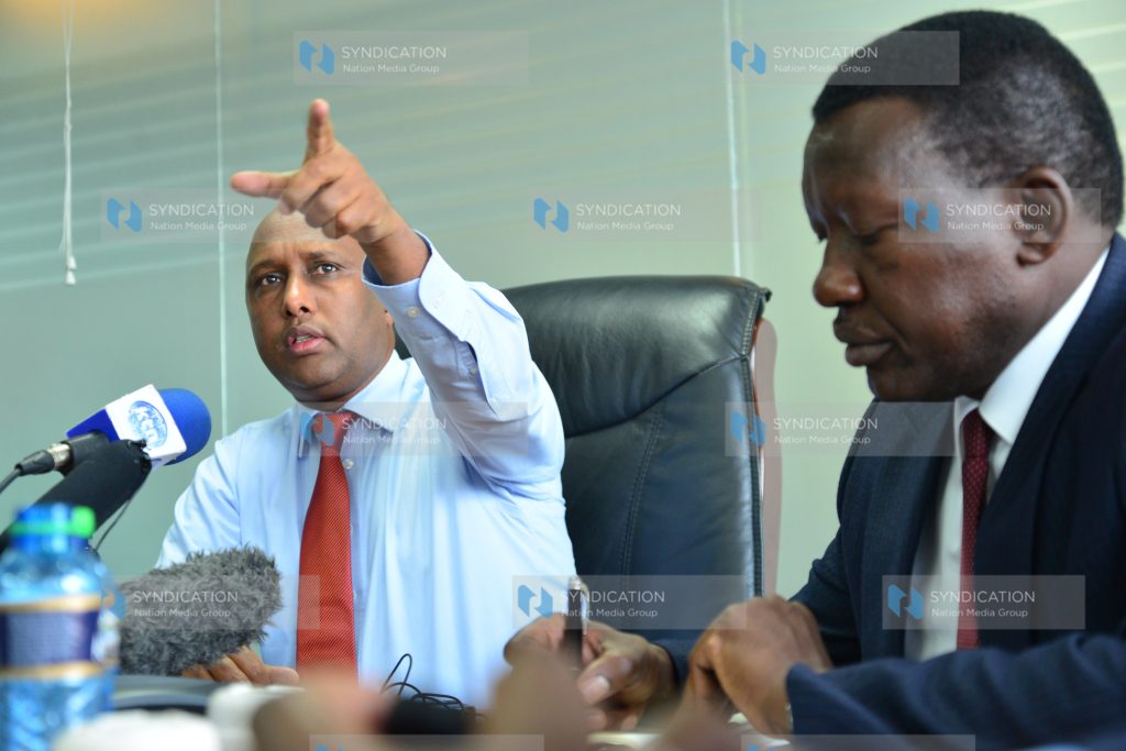 A media briefing on Kenya improved global competitive standing of doing business