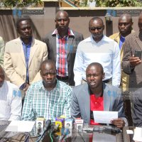 A press conference at Boma Inn in Eldoret town